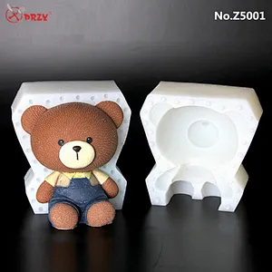 3d bear cake mould chocolate ice cream cake silicone mold 3d silicone soap mold cake mold