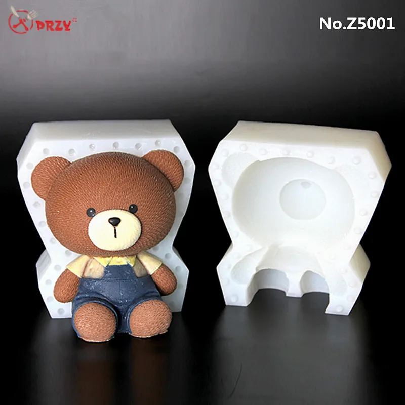3d bear cake mould chocolate ice cream cake silicone mold 3d silicone soap mold cake mold