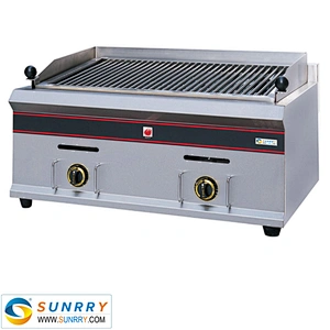 Best selling high quality commercial cooking stone grill and lava rock broiler