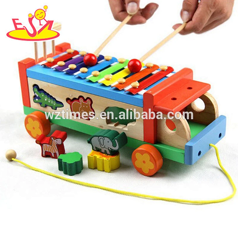 Heißer Verkauf 2018 scherzt hölzernes Spielzeugauto der hölzernen Spielzeugautoart und weisekinder hölzernes Spielzeugauto W04A214