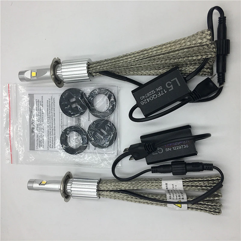 Top Quality L5 H7 Manufacturers H1 H3 H7 Led Headlight Bulb H7 Car Led Headlight