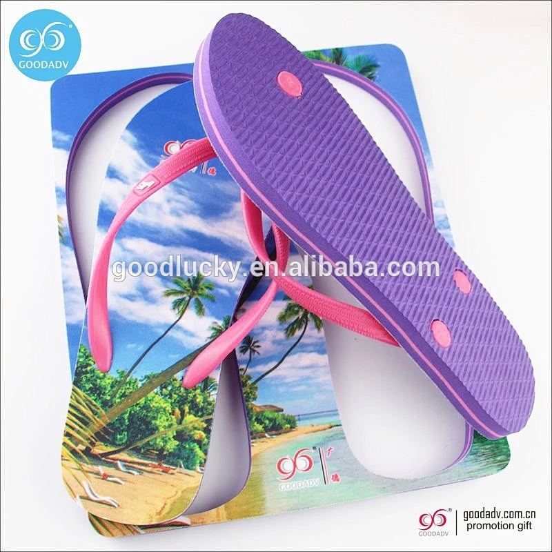 Summer beach slippers promotional products soft sole plastic flip flops