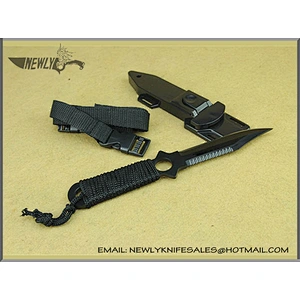 Outdoor ABS Handle Survival Diving Knife 420 Stainless Steel Knife