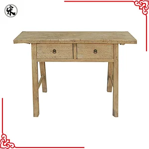 wholesale rustic reclaimed solid wood pine altar table furniture
