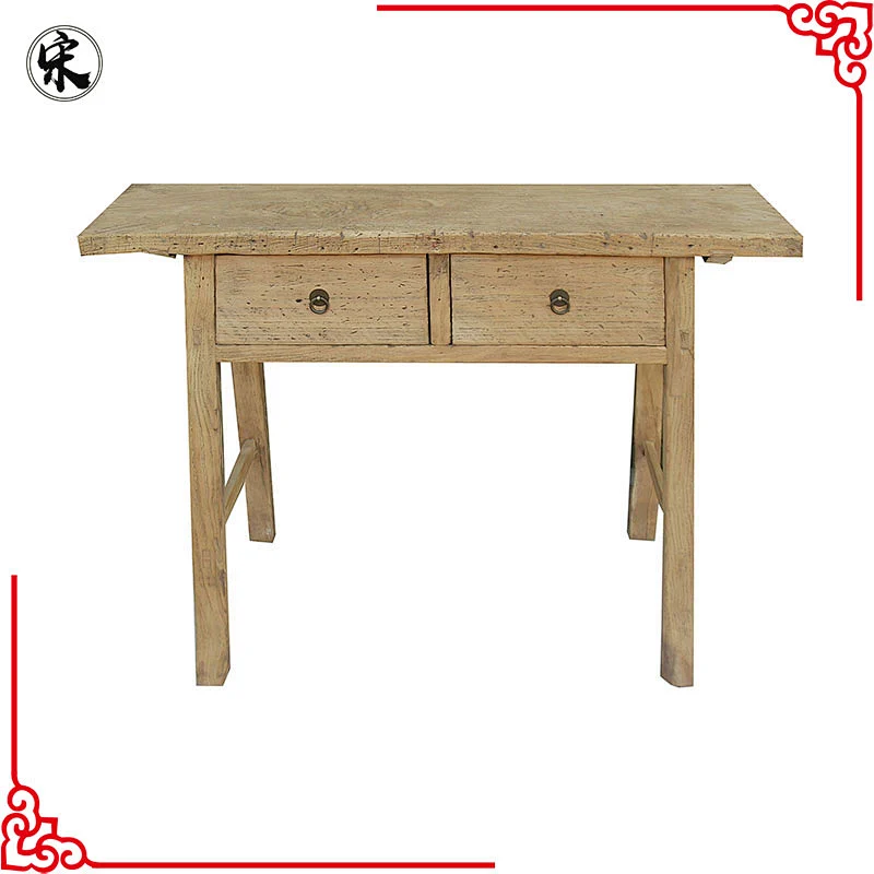 wholesale rustic reclaimed solid wood pine altar table furniture