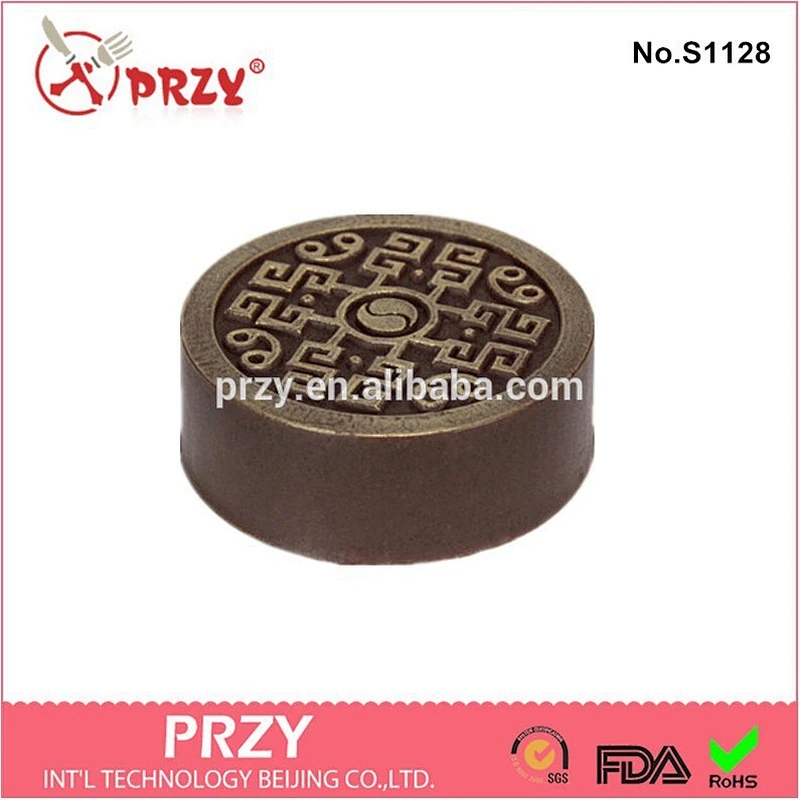 mystical coin style silicone soap mold