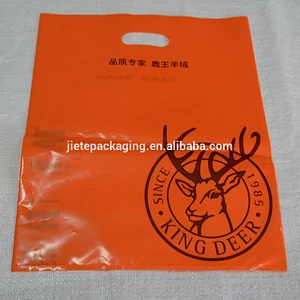 Ordinary D handle color plastic bag for shopping,promotion,gift,supermarket