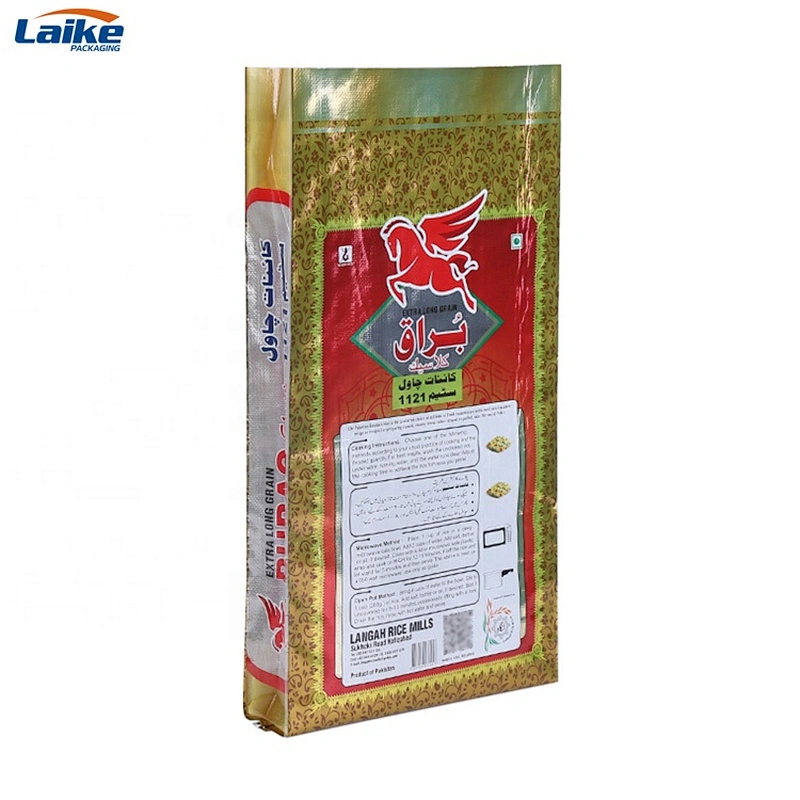 20kg 30kg 50lb bopp laminated sack plastic 25kg pp woven bag of rice  bag fabric  philippine