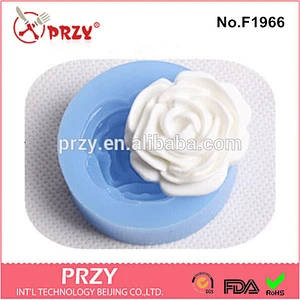 F1966 przy food grade rose silicone mold 3d