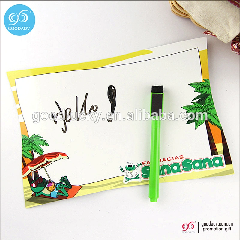 Wholesale fridge magnet mini whiteboard custom cheap kids erasable writing board
