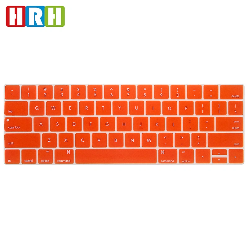 silicone colored laptop keyboard skin laptop keyboard  for macbook pro touch bar 13 15 english laptop keyboard
