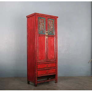 Antique Chinese Wooden lacquered drawer storage kitchen Cabinet/Cupboard