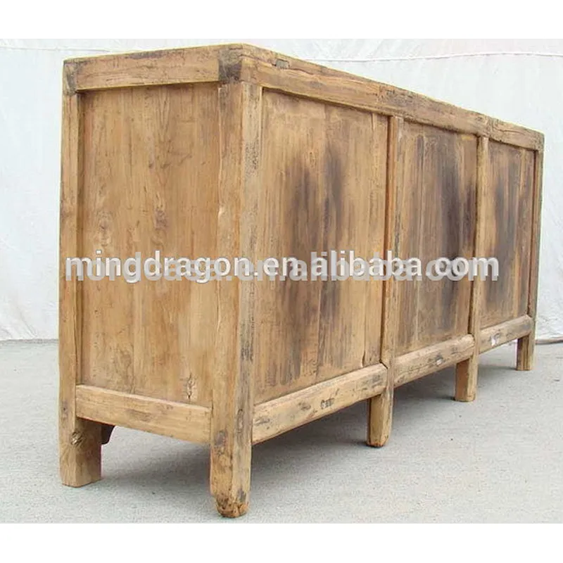 Chinese antique natural recycle wood bleached cabinet,Pine antique furniture