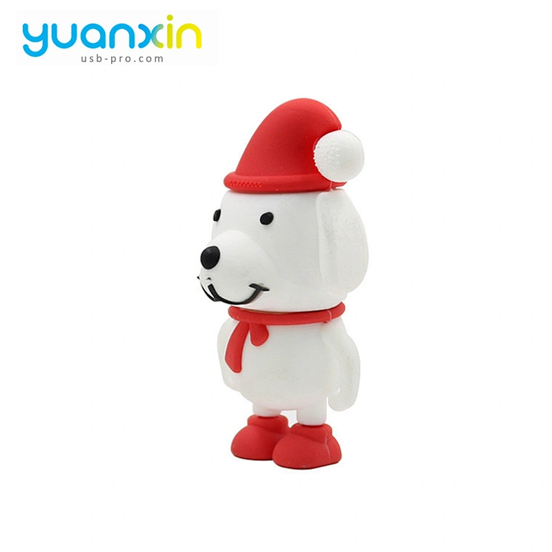 Dog shape wholesale buy oem pvc usb flash drive