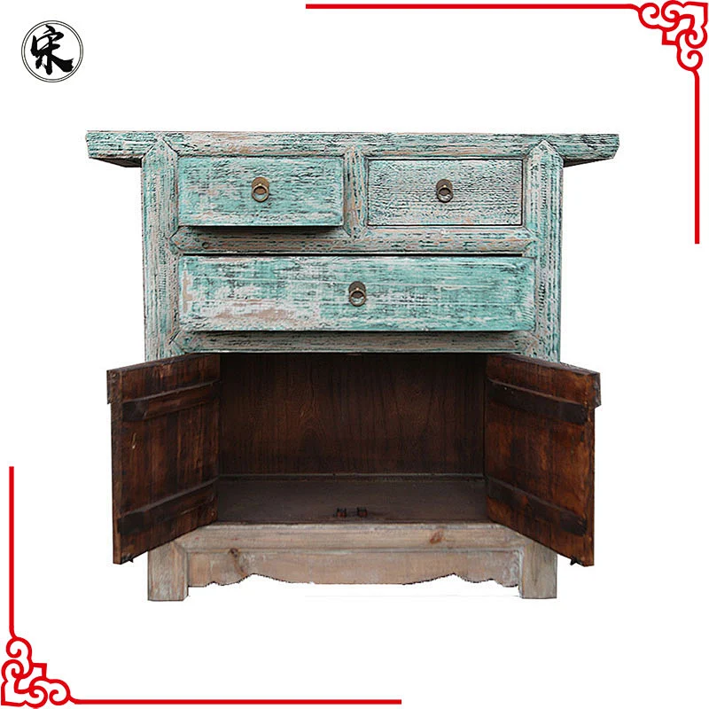 chinese antique reproduction & rustic wood distressed furniture for stores