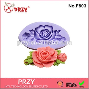 Fondnat silicone flower shape molds cake decorating tools