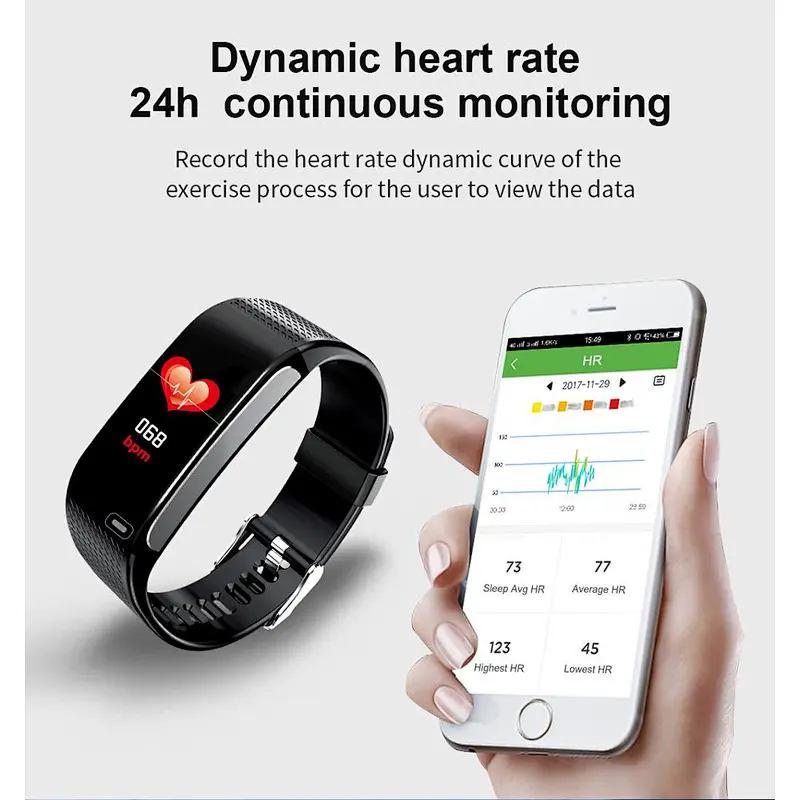 Wholesale high quality smart watches new arrivals 2019 with IP67 waterproof smart bracelet in other phone accessories