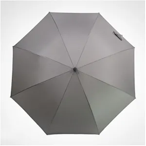 Portable black color automatic open and close straight bone Business Umbrellas for travel outside car