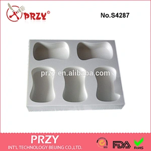 S4287 Hourglass Shape / 5 in 1 / Silicone Soap Mold Silicone Mold For Soap Loaf Custom Soap Moulds