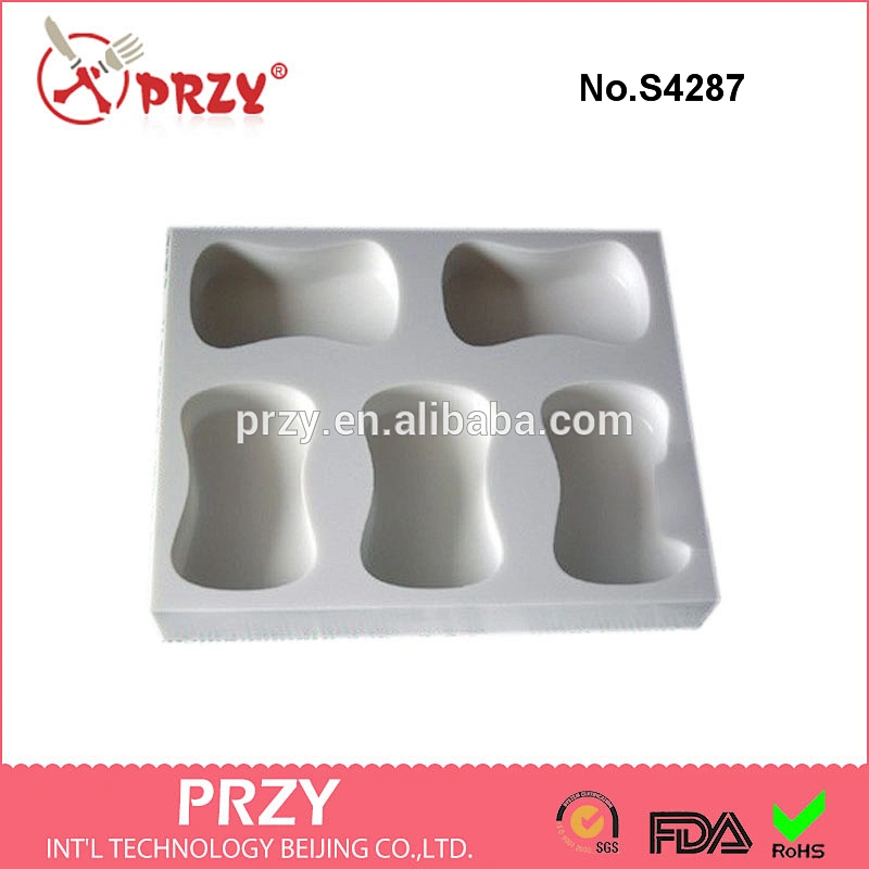 S4287 Hourglass Shape / 5 in 1 / Silicone Soap Mold Silicone Mold For Soap Loaf Custom Soap Moulds