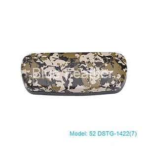 Unique Digital Printing Camouflage Pattern PU Glasses Cases for Unisex