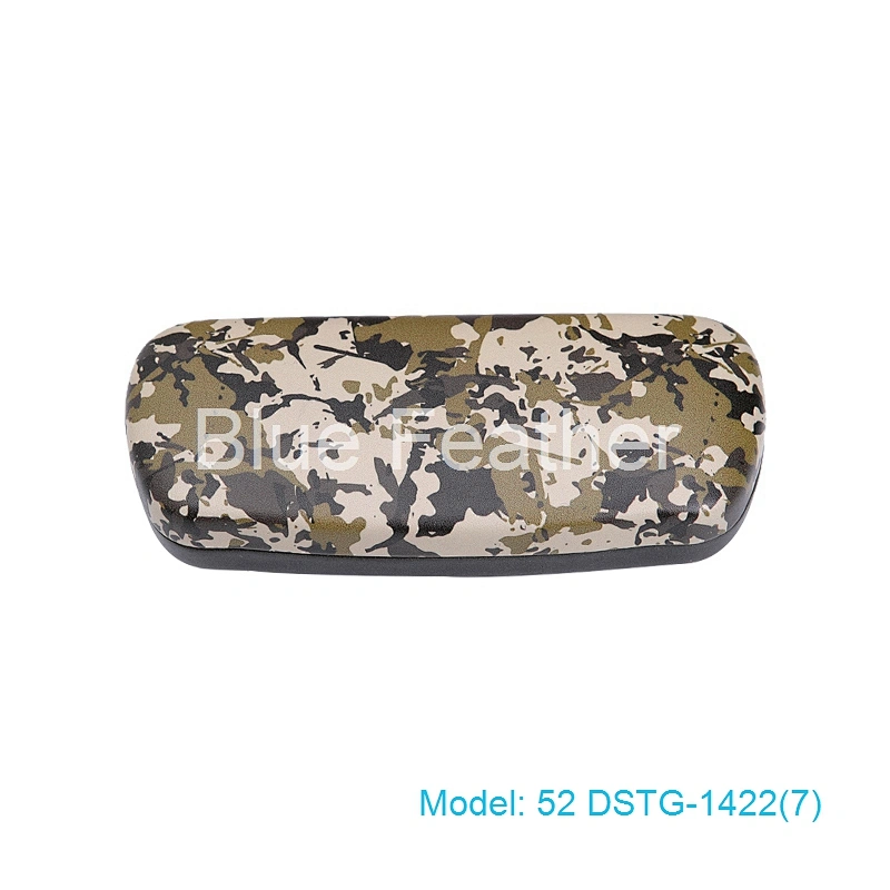 Unique Digital Printing Camouflage Pattern PU Glasses Cases for Unisex