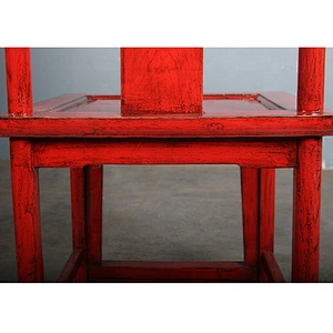wholesale chinese antique lacquered recycled wood furniture dining chair