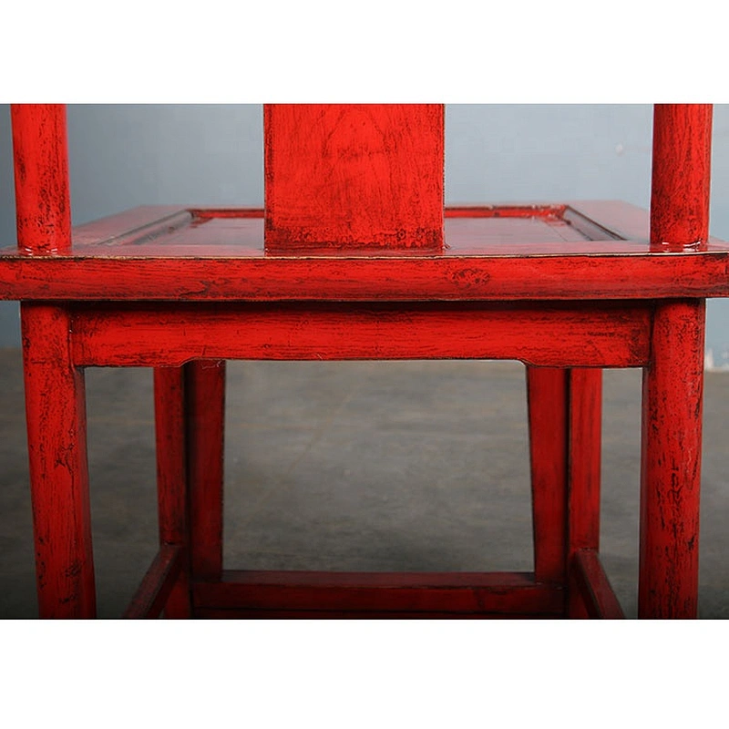 wholesale chinese antique lacquered recycled wood furniture dining chair