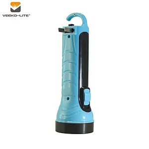 2018 HOT SELLING 2 IN 1 800MAH LEAD-ACID RECHARGEABLE PLASTIC FLASHLIGHT