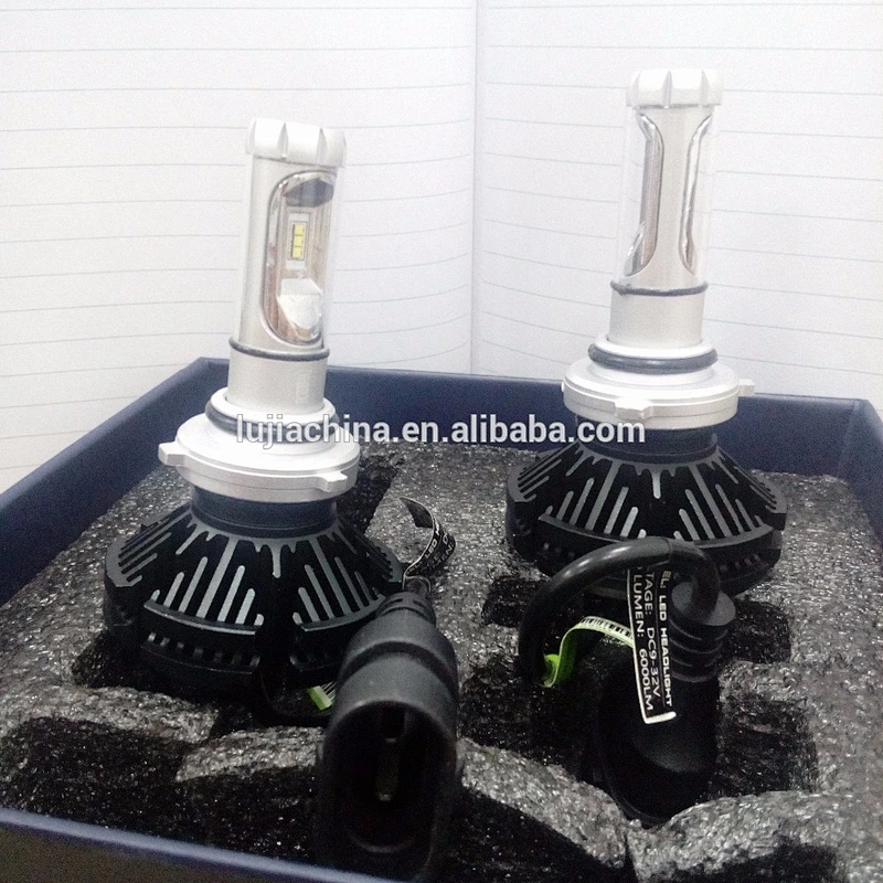 LUJIA Automobiles motorcycles 9005 HB3 9006 HB4 h4 h7 super bright 6000lm 3000K 6000K X3 car led headlight bulbs