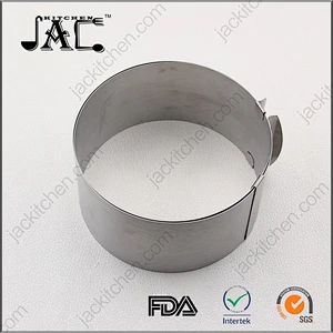 Manual Stainless Steel Adjustable Cake Mousse Mold