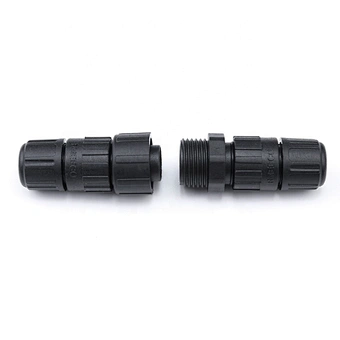 2pin M16 waterproof connector for LED lighting M16 assembly waterproof ip67 cable connector