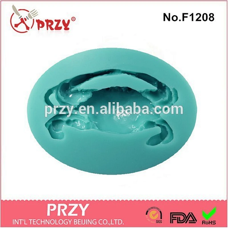 crab silicon animal cake molds , silicone molds for concrete