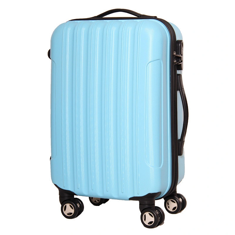 China Factory Supply Travel Luggage Customized Logo Trolley Hard Bag 24''  ABS/PC Suitcase On 4 Wheels