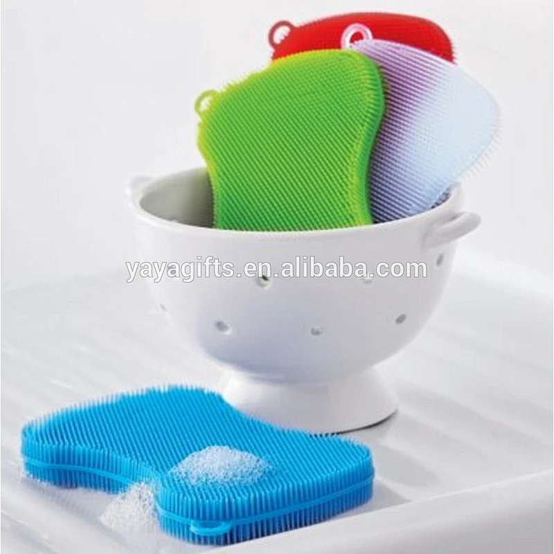 2018 wholesales silicone sponge kitchen
