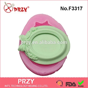 F3317 Mirror Silicone Molds Fondant Chocolate Molds Cake Decorating Tools