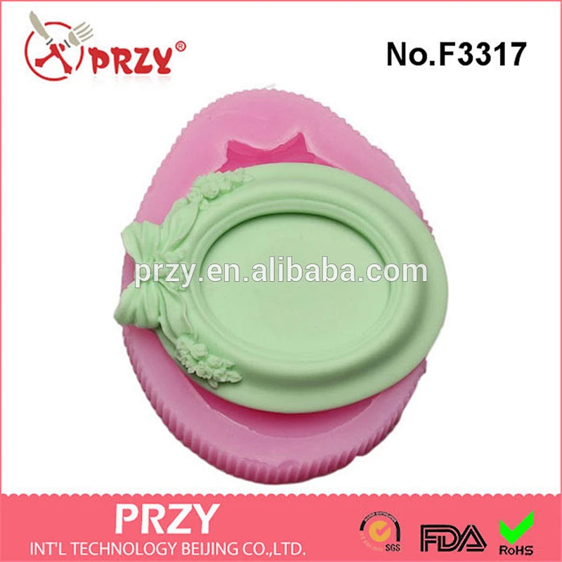 F3317 Mirror Silicone Molds Fondant Chocolate Molds Cake Decorating Tools