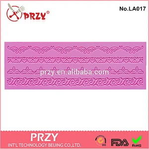 decorative silicone fondant mat