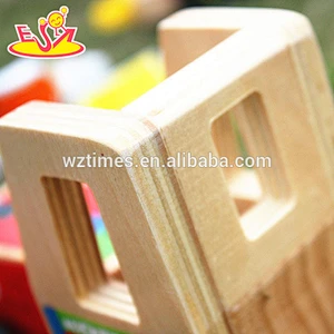 2018 wholesale baby wooden toy truck cheap kids wooden toy truck best children wooden toy truck W04A266