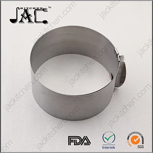 Manual Stainless Steel Adjustable Cake Mousse Mold