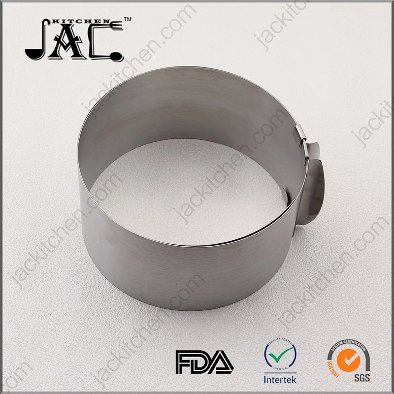 Manual Stainless Steel Adjustable Cake Mousse Mold