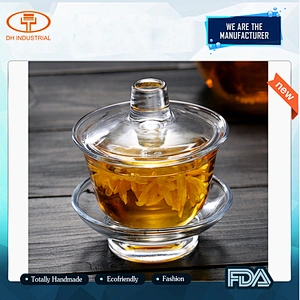 2018 pop cups 350ml double wall glass tea cups with filter