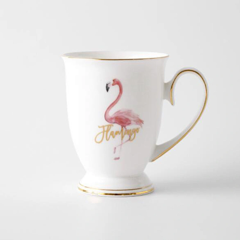 Exquisite Ceramic Cup with Handle Customized Logo Water Coffee Mug Free Sample Factory in-stock Cup Creative