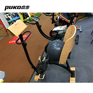 CF-EO5 Indoor Wooden Nature Style Yoga Ball Seat Fitness Upright Exercise Bike