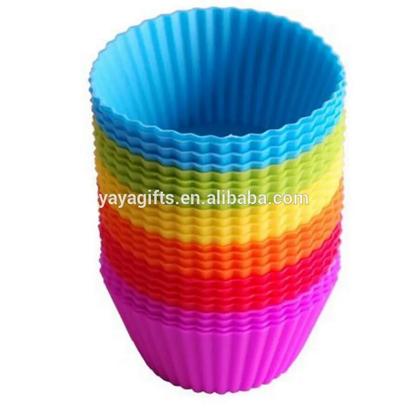 silicone cupcake mold for baking cake