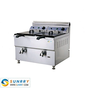 2018 New Type Commercial Restaurant Kitchen Gas Deep Fryer with Temperature Control