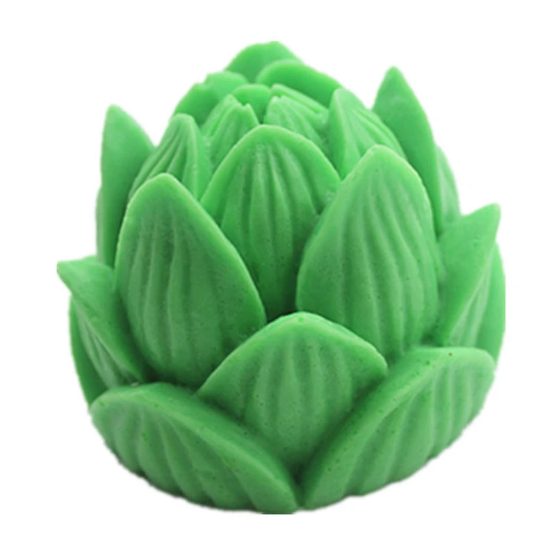 3D lotus soap Mold silicone handmade candle mold silica gel Mould Lotus
