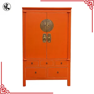 oriental solid wood pine storage bedroom furniture