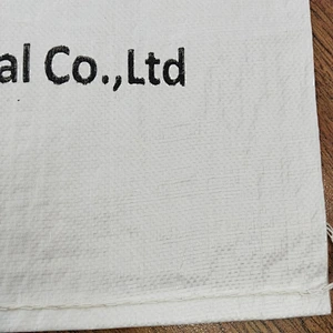 White polypropylene pp woven striped bag chemical use