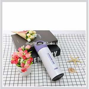 2018 Novelty Water Bottle Vacuum Cup Stainless Steel Vacuum Flask Plastic Cup with Lid